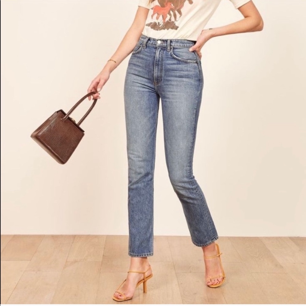 Reformation Stevie ultra high rise in Sydney wash